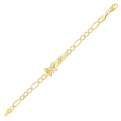 Esclava para Niños «MARIPOSA» Oro 10k