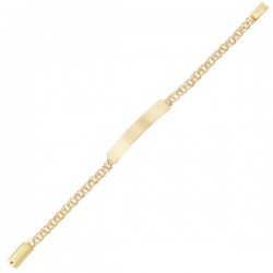 Esclava para Niños «TEJIDO CHINO» Oro 10k