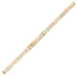 Esclava para Niños «TRICOLOR» Oro 10k