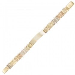 Esclava para Niños «TRICOLOR» Oro 10k