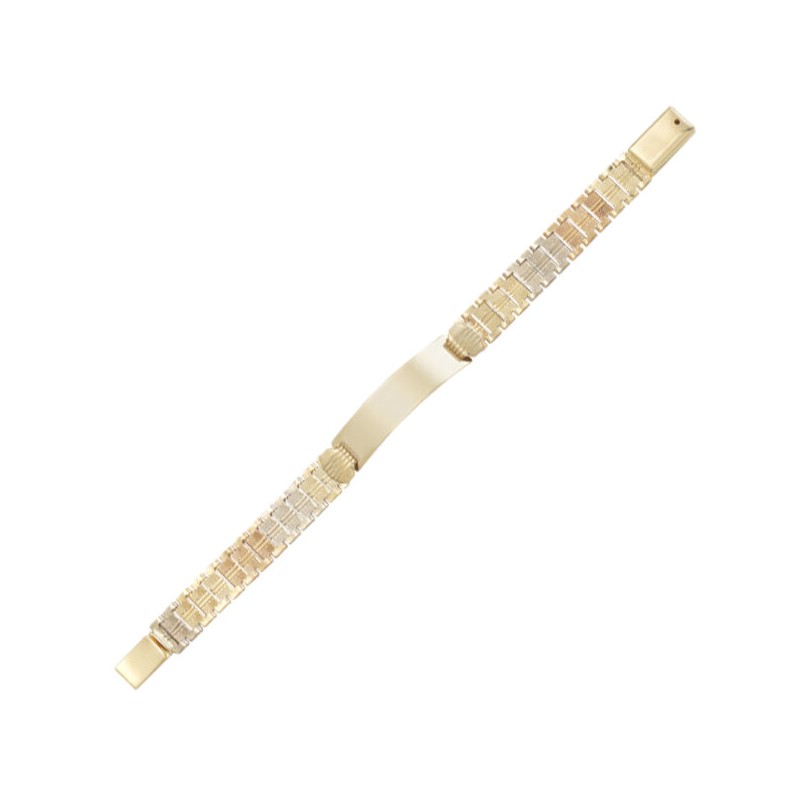 Esclava para Niños «TRICOLOR» Oro 10k