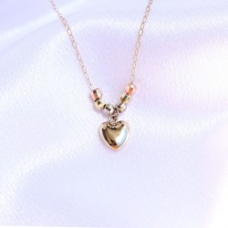 Gargantilla para dama “Mi Corazón Grande” Oro 10k