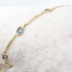 Pulsera «OjO TURCO» oro 10k