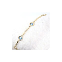 Pulsera «OjO TURCO» oro 10k