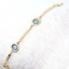 Pulsera «OjO TURCO» oro 10k