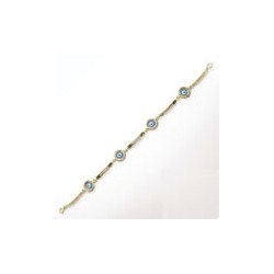 Pulsera «OjO TURCO» oro 10k