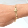 Pulsera de Dama «Cruz» Oro 10k