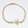 Pulsera de Dama «Cruz» Oro 10k
