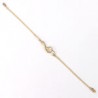 Pulsera de dama “Nota Musical” Oro 10k