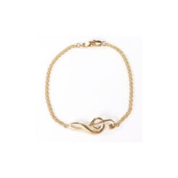 Pulsera de dama “Nota Musical” Oro 10k
