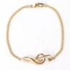 Pulsera de dama “Nota Musical” Oro 10k