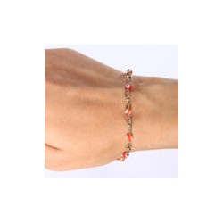 Pulsera de dama “Ojo Turco” Oro 10k