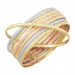 Semanario «TRICOLOR DIAMANTADO» Oro 10k