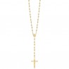 Rosario oro amarillo «Crucifixión Jesús» oro 10k