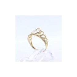 Anillo «TIARA XV AÑOS» oro 10k