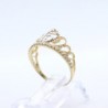 Anillo «TIARA XV AÑOS» oro 10k