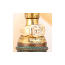 Anillo de Caballero “CRUZ” 10k