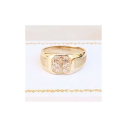Anillo de Caballero “CRUZ” 10k
