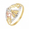 Anillo «XV AÑOS BAILARINA» oro 10k