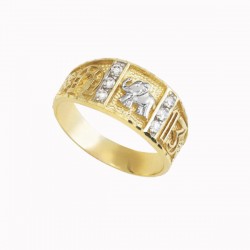 Anillo de Caballero “ELEFANTE” 10k