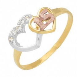 Anillo «XV AÑOS CORAZÓ» oro 10k
