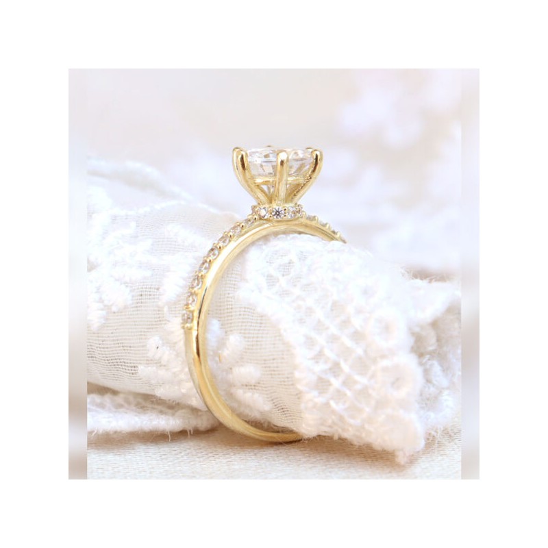 Anillo de Compromiso «CORONA DEL AMOR» Oro 10K