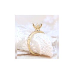 Anillo de Compromiso «CORONA DEL AMOR» Oro 10K
