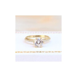 Anillo de Compromiso «CORONA DEL AMOR» Oro 10K