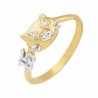 Anillo «XV AÑOS GATO» oro 10k