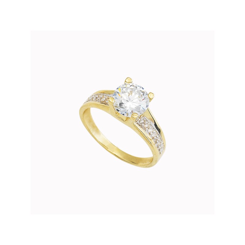 Anillo de compromiso «DESLUMBRANTE» 10k