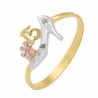 Anillo «XV AÑOS ZAPATILLA» oro 10k