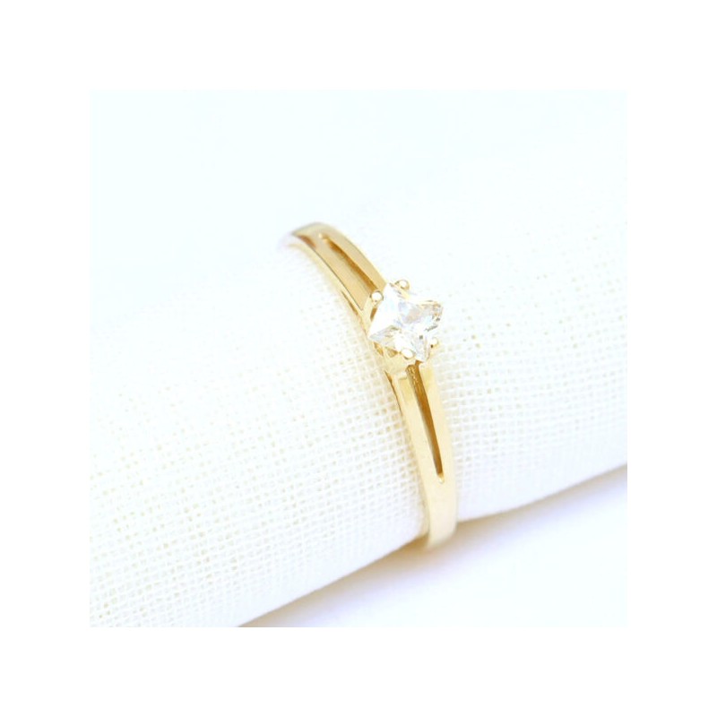 Anillo de Compromiso «ESTRELLA» Oro 10K