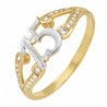 Anillo «XV AÑOS» oro 10k