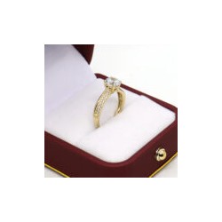 Anillo de compromiso #6 «AMOR PURO» 14k