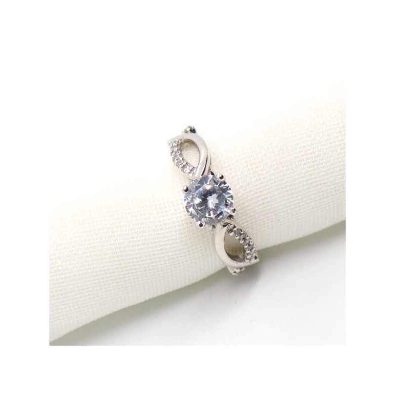 Anillo de compromiso #6 «INFINITO HUECO» 10k