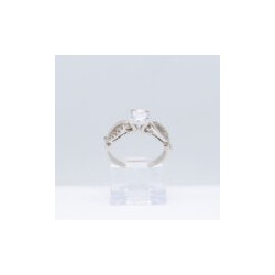 Anillo de compromiso #6 «INFINITO HUECO» 10k