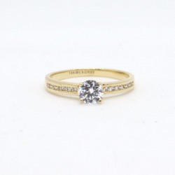 Anillo de compromiso #6 «LAZOS DE AMOR» 14k