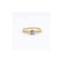 Anillo de compromiso #6 «LAZOS DE AMOR» 14k