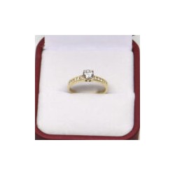 Anillo de compromiso #6 «LAZOS DE AMOR» 14k