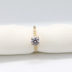 Anillo de compromiso #6.5 «DELICADEZA» 14k