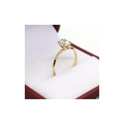 Anillo de compromiso #6.5 «DELICADEZA» 14k