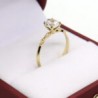 Anillo de compromiso #6.5 «DELICADEZA» 14k