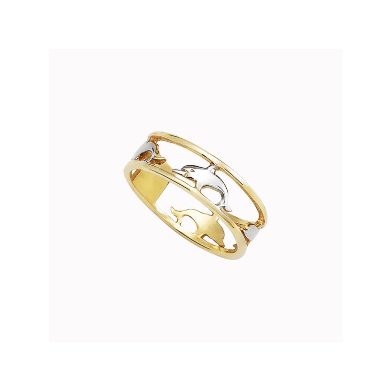 Anillo de Dama “DELFIN” 10k