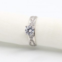 Anillo de compromiso #6.5 «INFINITO» 10k