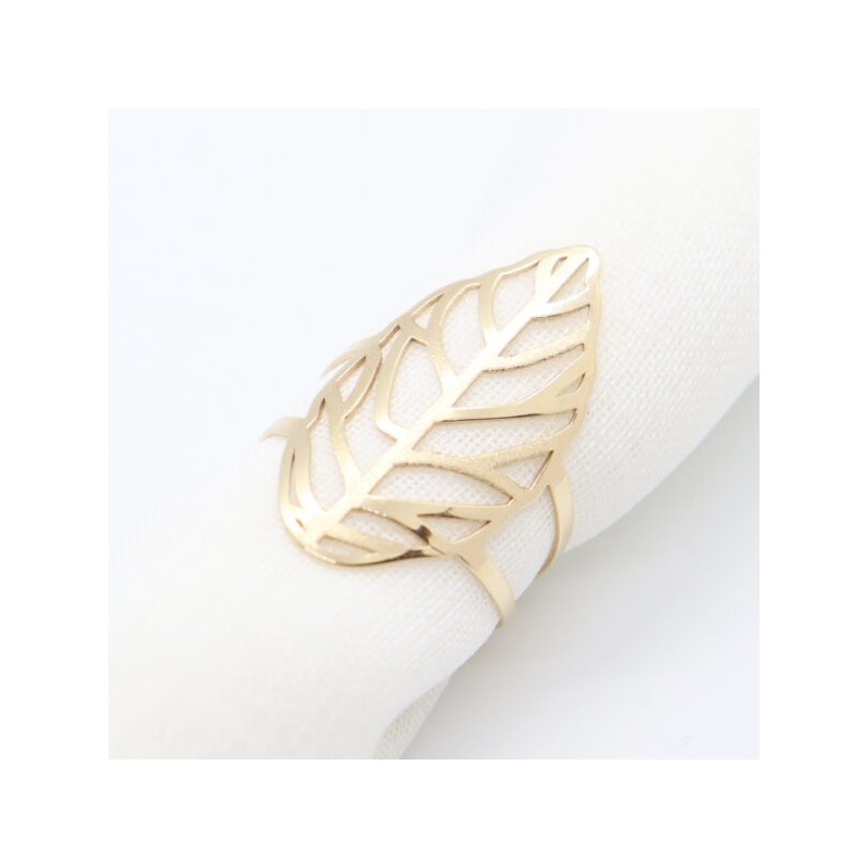 Anillo de dama “HOJA” 10k