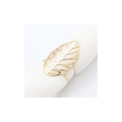 Anillo de dama “HOJA” 10k