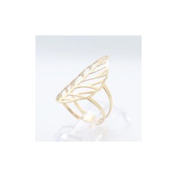 Anillo de dama “HOJA” 10k