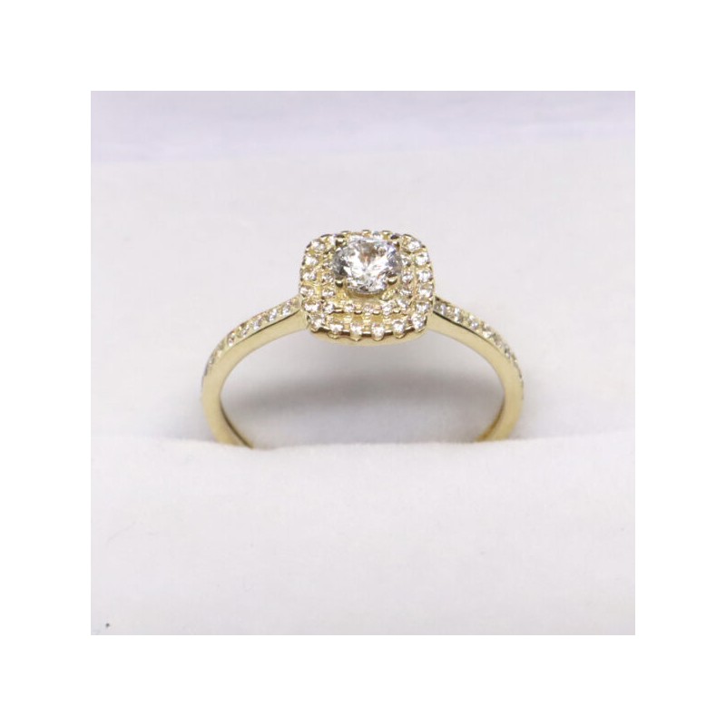 Anillo de compromiso #7 «FORTALEZA» 10k