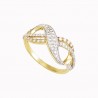 Anillo de Dama “INFINITO DOBLE” 10k