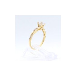 Anillo de compromiso #7 «JUNTOS POR SIEMPRE» 14k